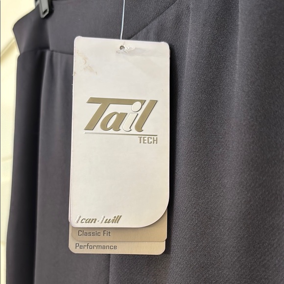 Tail Black Warm up Pants with Relaxed Fit - Picture 2 of 3
